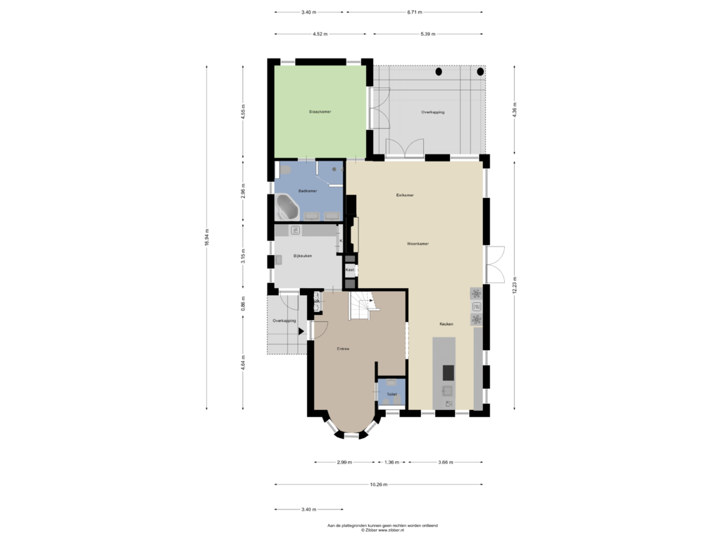 Bekijk plattegrond van Begane grond van Erve Totman 12