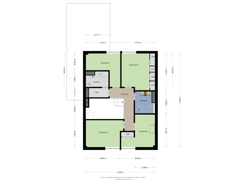 Bekijk plattegrond van Eerste verdieping van Erve Totman 12