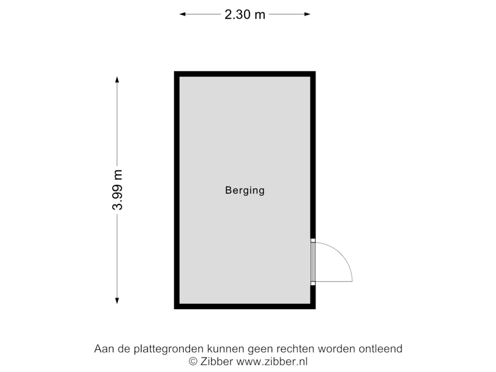 Bekijk plattegrond van Berging van Erve Totman 12