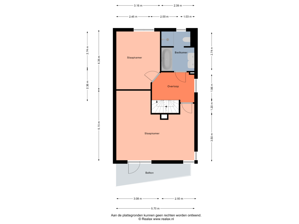 View floorplan of Verdieping 1 of Tuinmanslaan 18