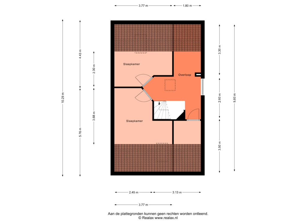 View floorplan of Verdieping 2 of Tuinmanslaan 18