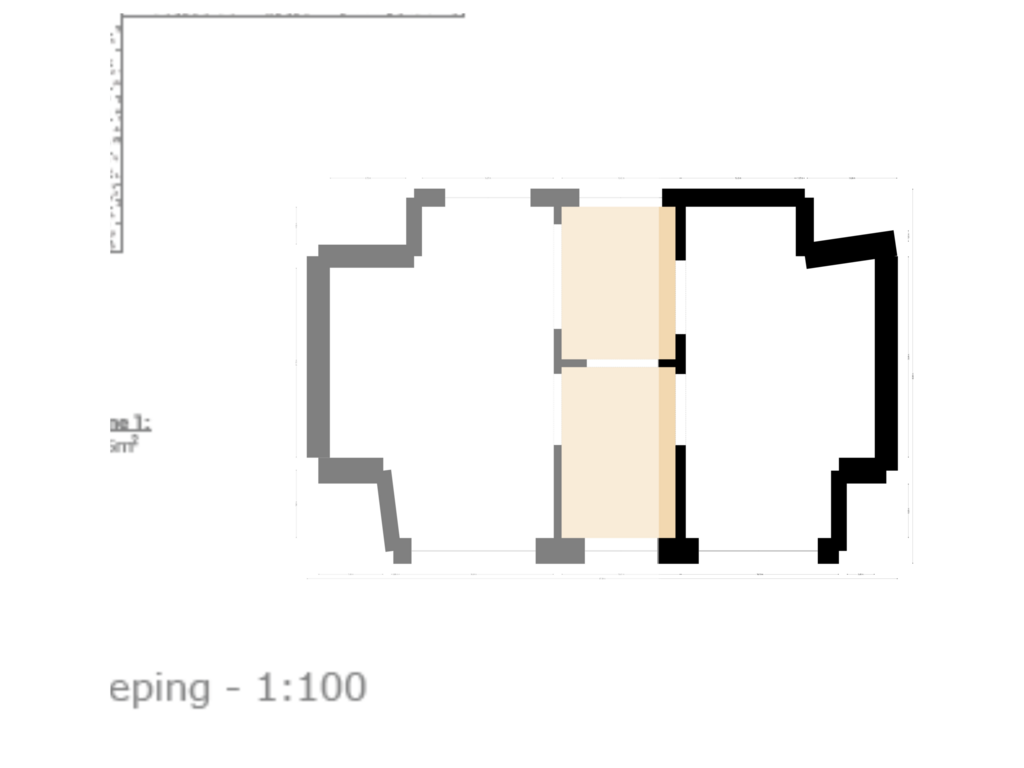 View floorplan of Floor 1 of Keijzerstraat 20