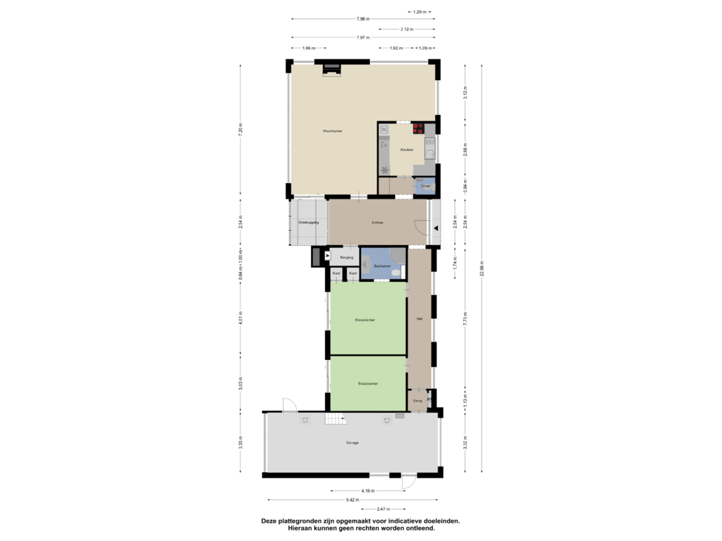 Bekijk plattegrond van Begane grond van Van der Duyn van Maasdamlaan 4