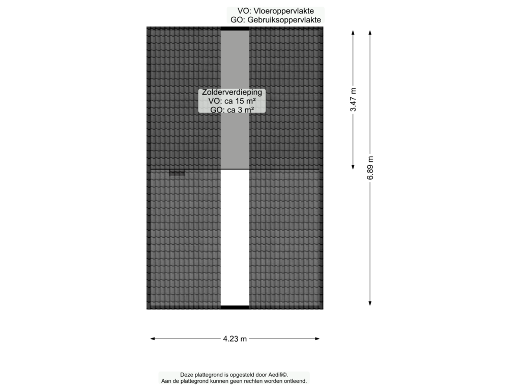 Bekijk plattegrond van Garage verdieping van Oosterseweg 38