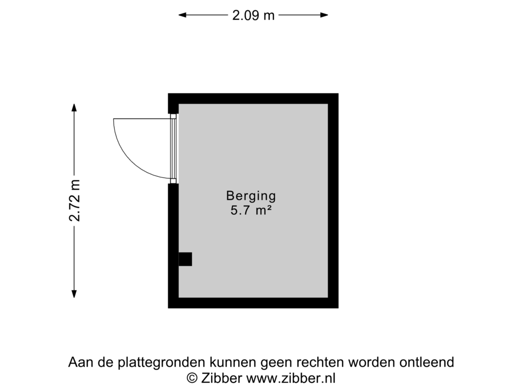 Bekijk plattegrond van Berging van Bettekamp 9-B