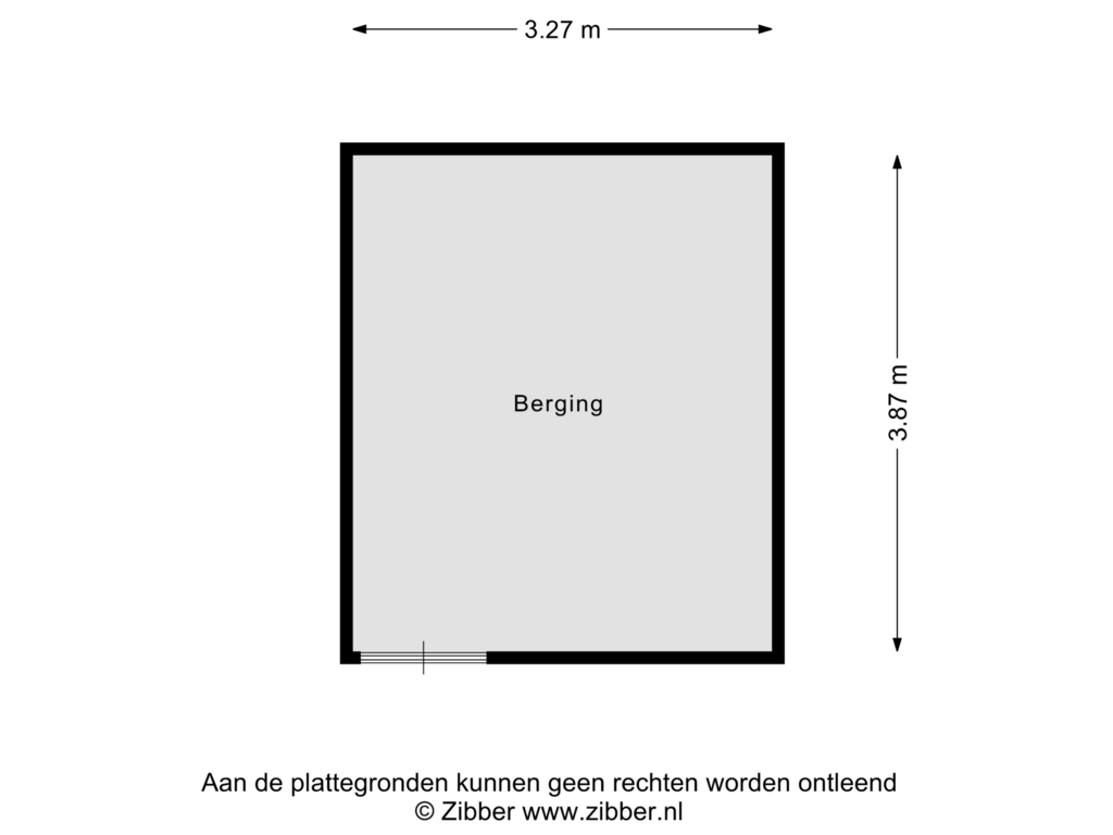 Bekijk plattegrond van Berging van Zuid Willemsvaart 183-D