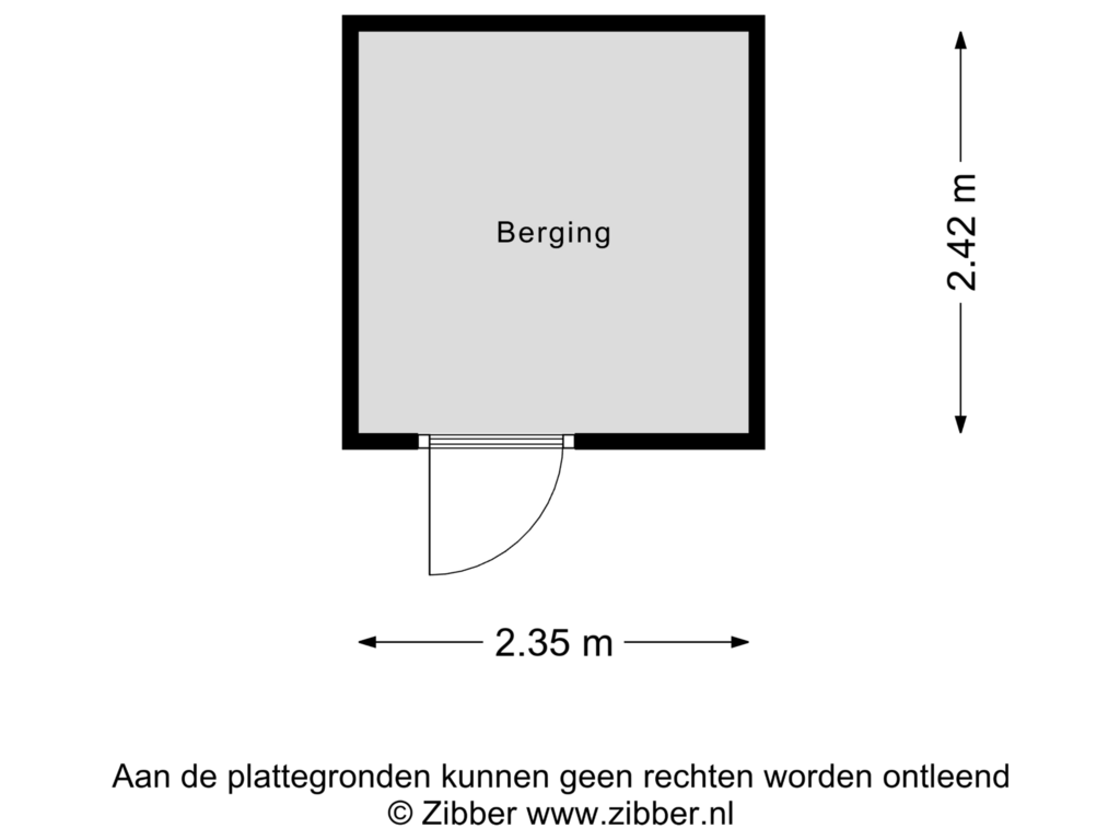 Bekijk plattegrond van Berging van Snavelzegge 19