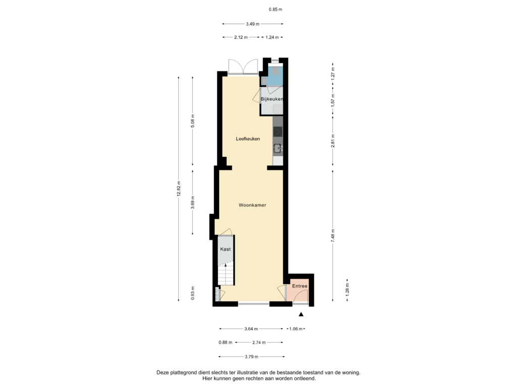 Bekijk plattegrond van Begane Grond van Partijerweg 31