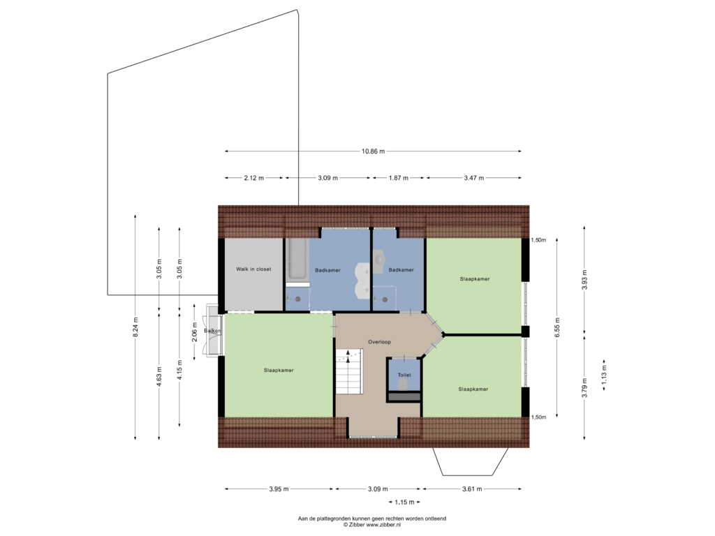 Bekijk plattegrond van Eerste Verdieping van Beatrixstraat 17