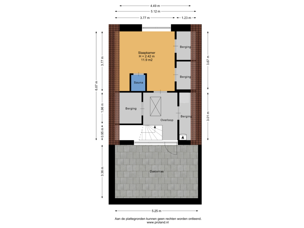 View floorplan of 2e Verdieping of Braksân 5