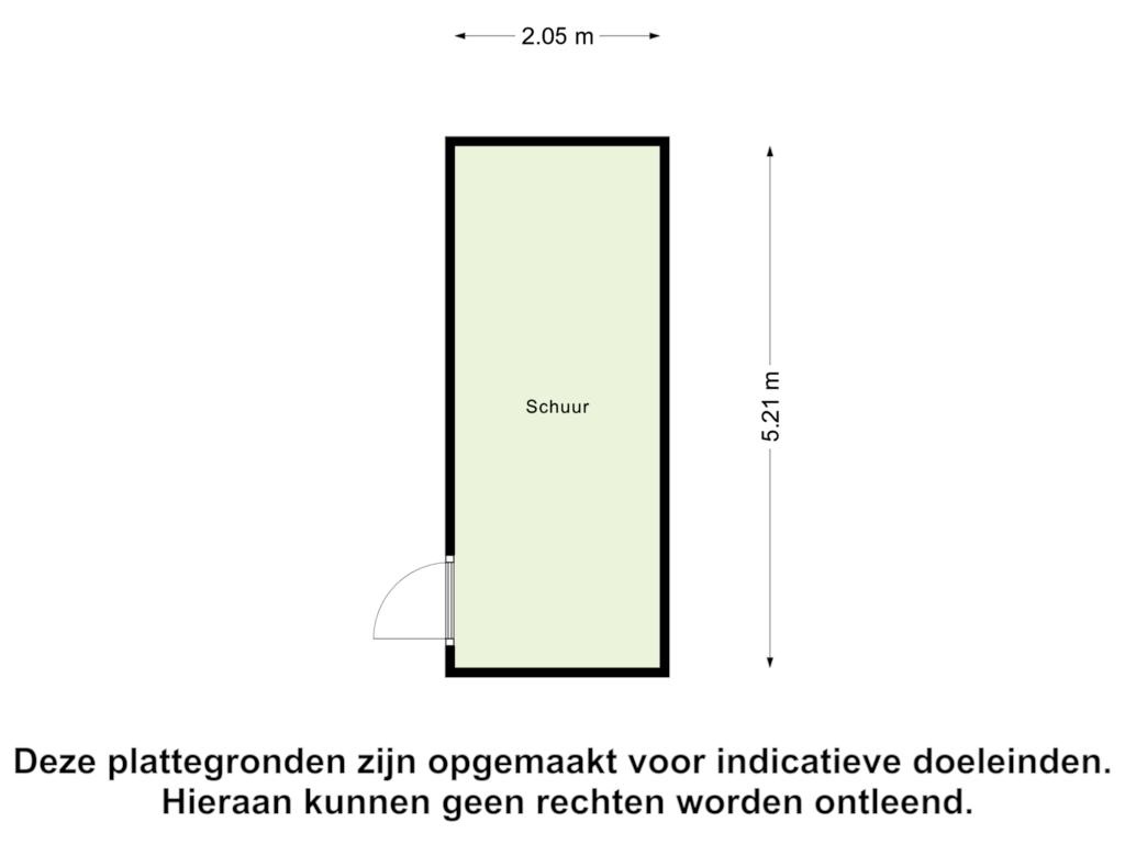 Bekijk plattegrond van Schuur van Klompven 26-F