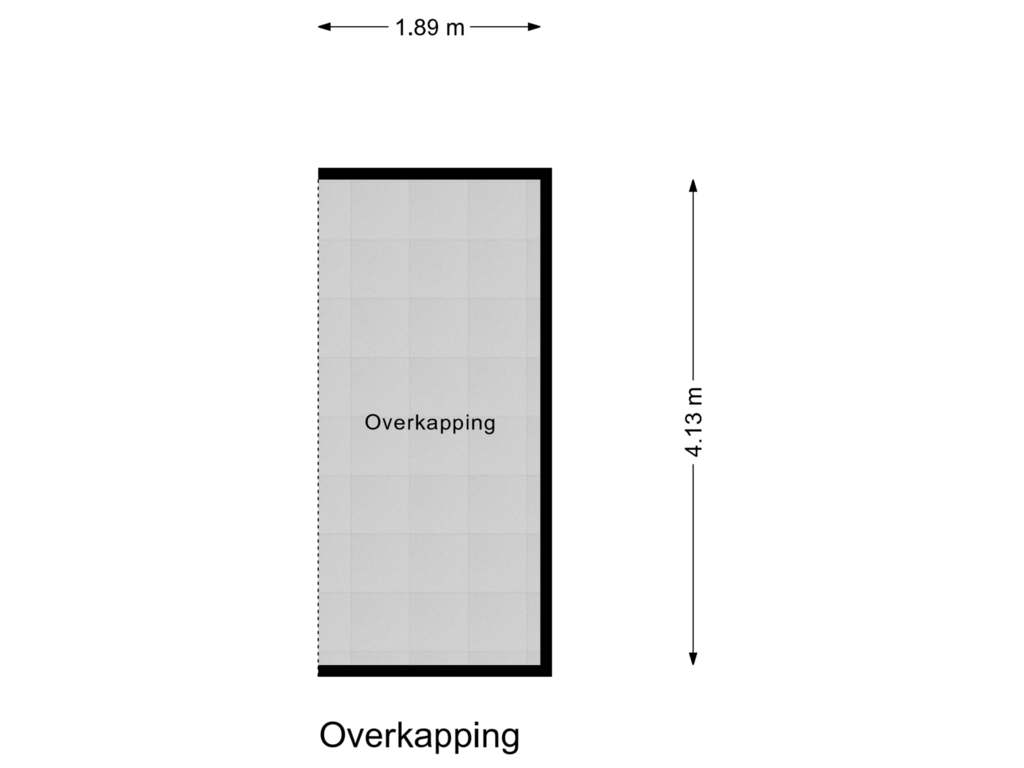 View floorplan of Overkapping of Biestsestraat 74