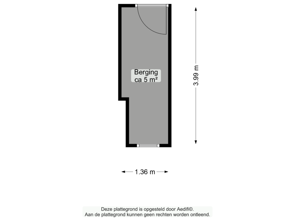 Bekijk plattegrond van Berging van Van Ketwich Verschuurlaan 53