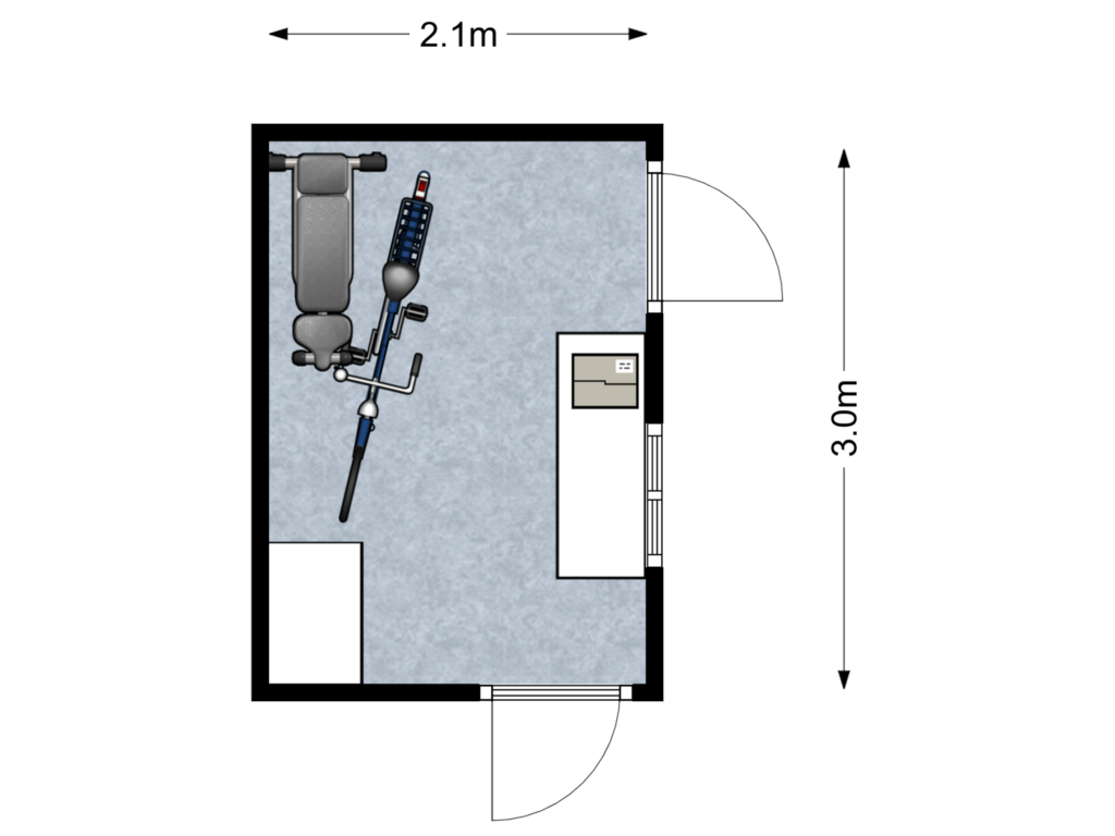 Bekijk plattegrond van Begane grond van Reeënbergweg 18-105