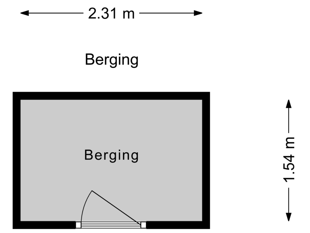 Bekijk plattegrond van Berging van Gandhilaan 62