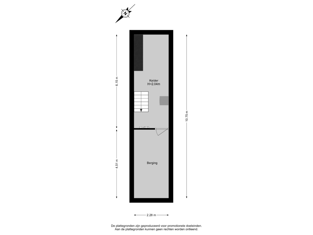 Bekijk plattegrond van Kelder van Oudorpweg 33