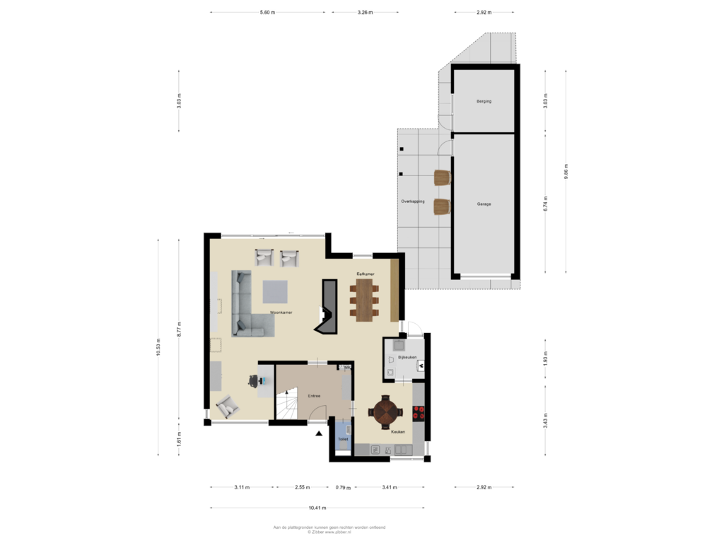 View floorplan of Begane Grond of Hulkestein 14