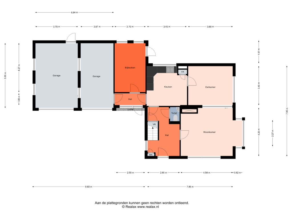 Bekijk plattegrond van Begane grond van Karel Doormanstraat 2