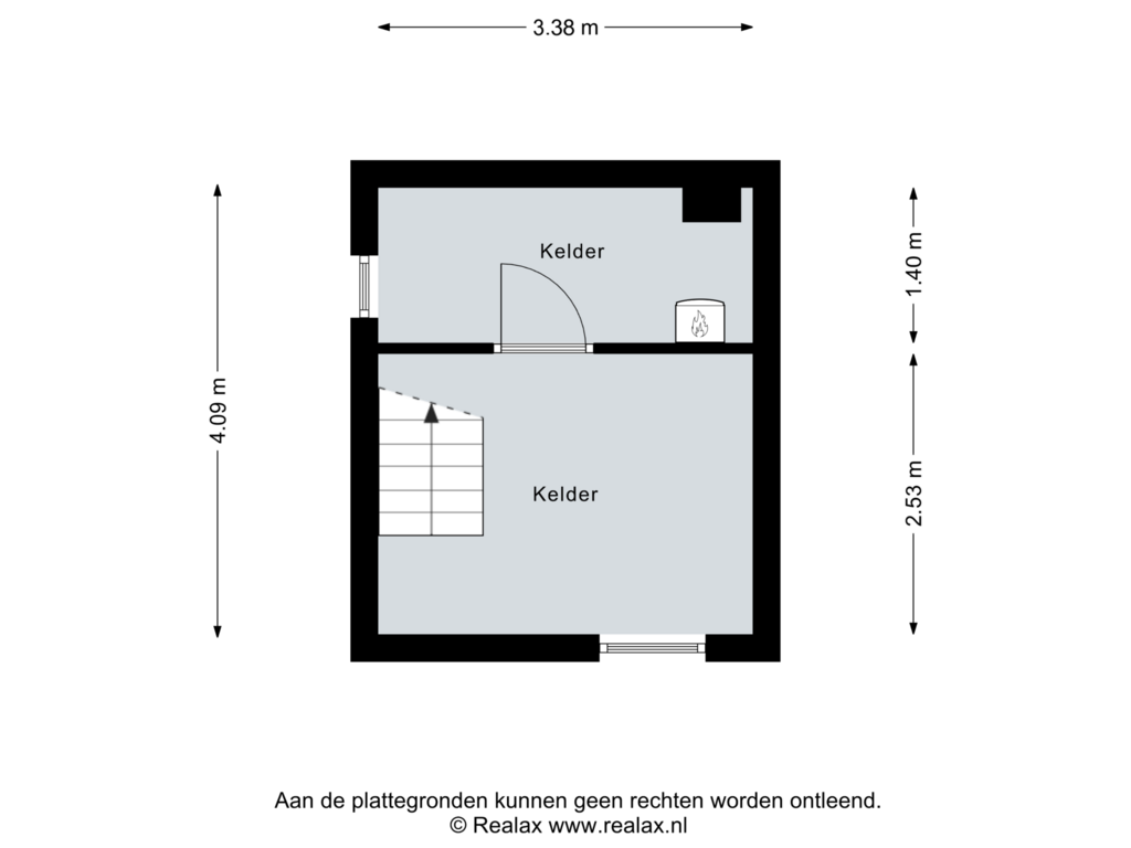 Bekijk plattegrond van Kelder van Karel Doormanstraat 2