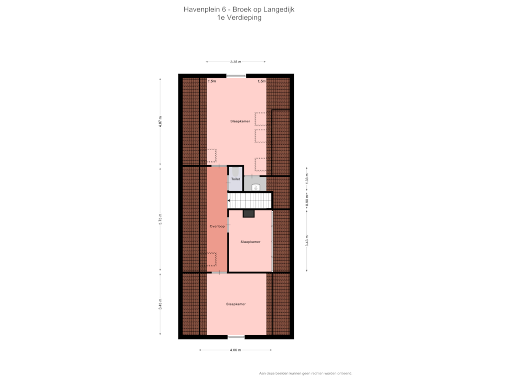 View floorplan of 1e verd of Havenplein 6