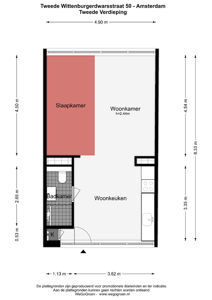 Foto 34 van Tweede Wittenburgerdwarsstraat 50