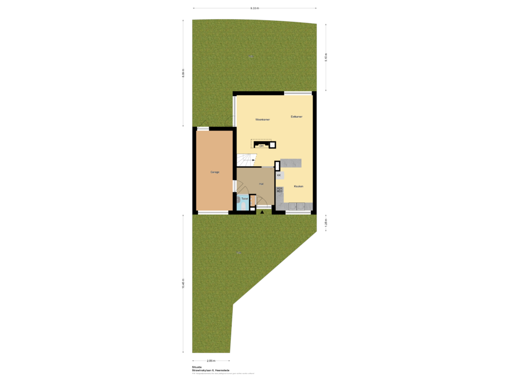 View floorplan of Situatie of Strawinskylaan 6