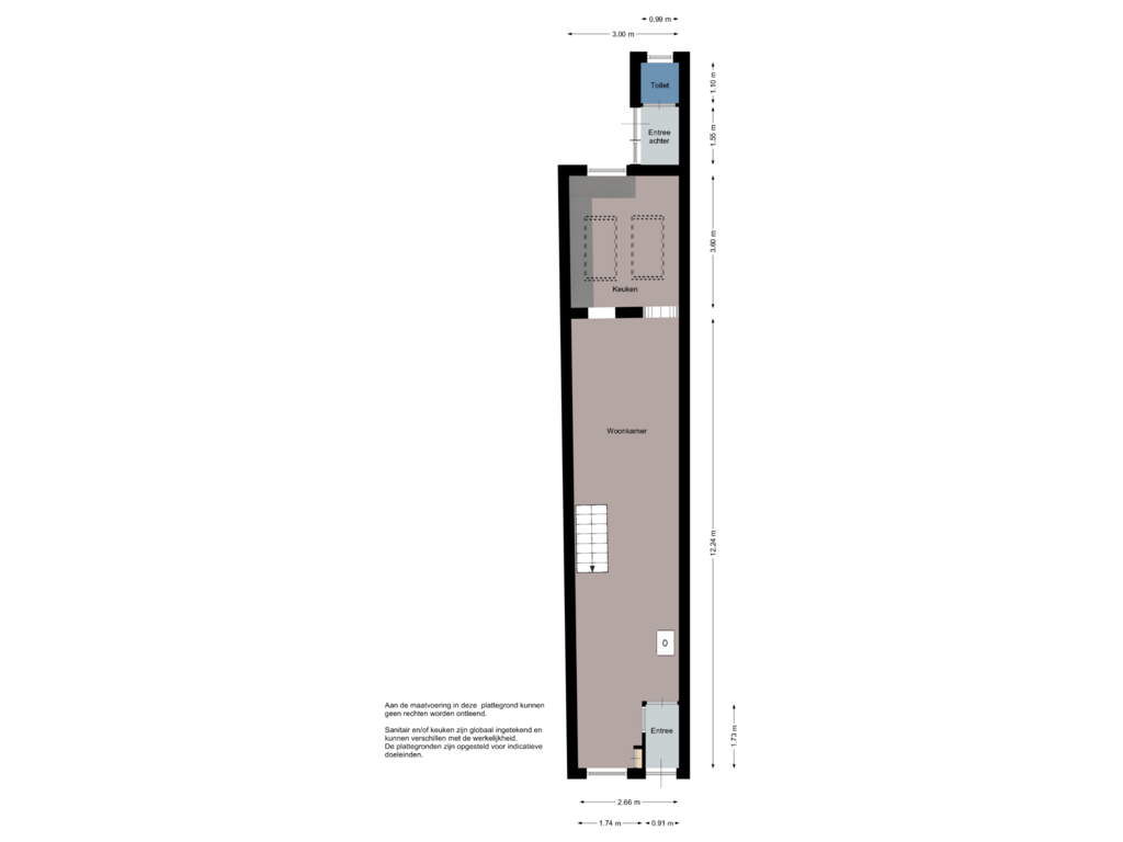 Bekijk plattegrond van Begane grond van Noordzijde Haven 21