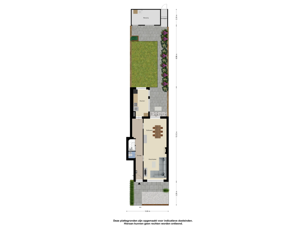 Bekijk plattegrond van Begane Grond - Tuin van Steenbergenstraat 23