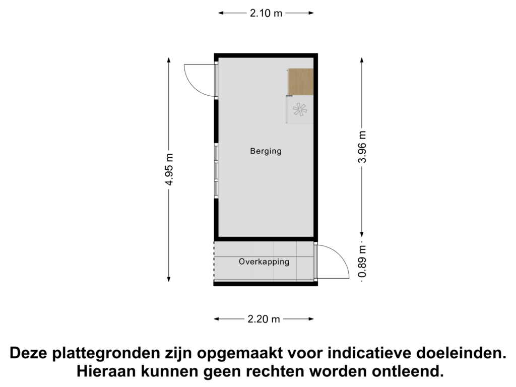 Bekijk plattegrond van Berging van Steenbergenstraat 23