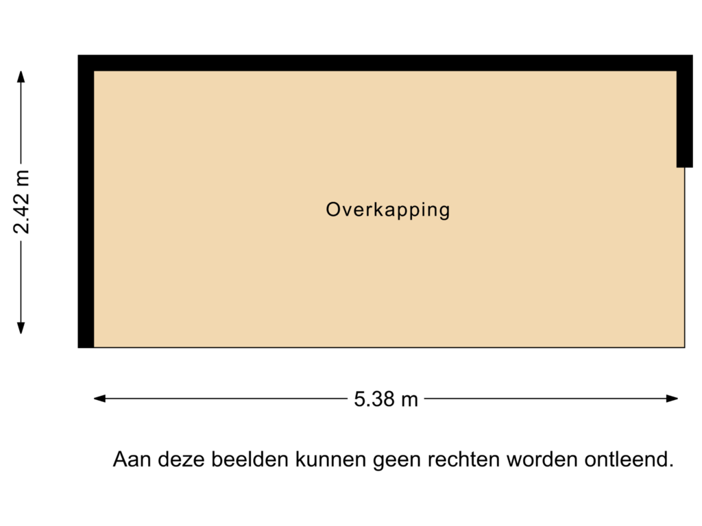 View floorplan of Overkapping of Bongerd 34