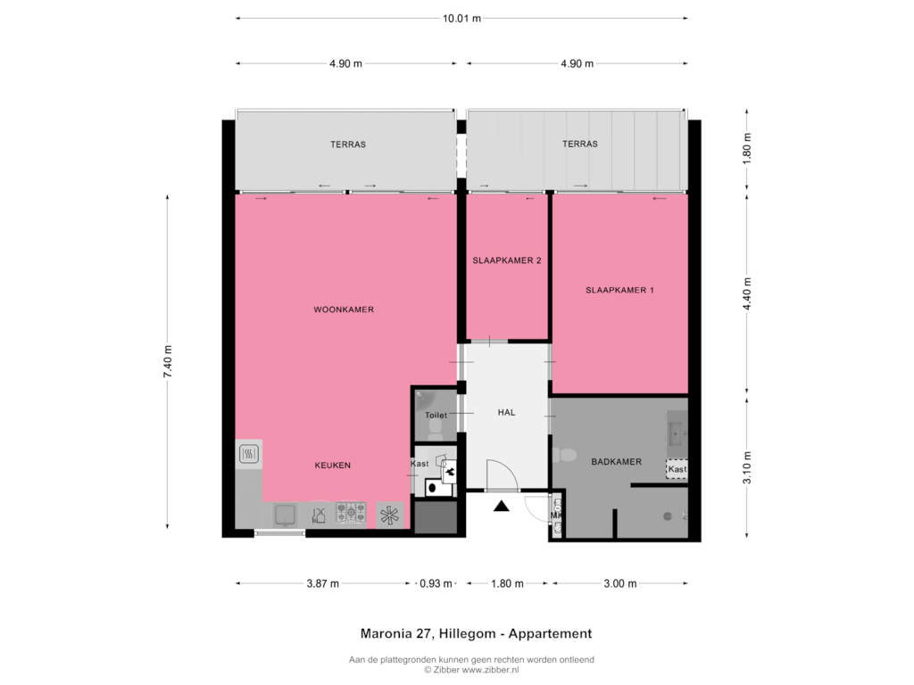 Bekijk plattegrond van Appartement van Maronia 27