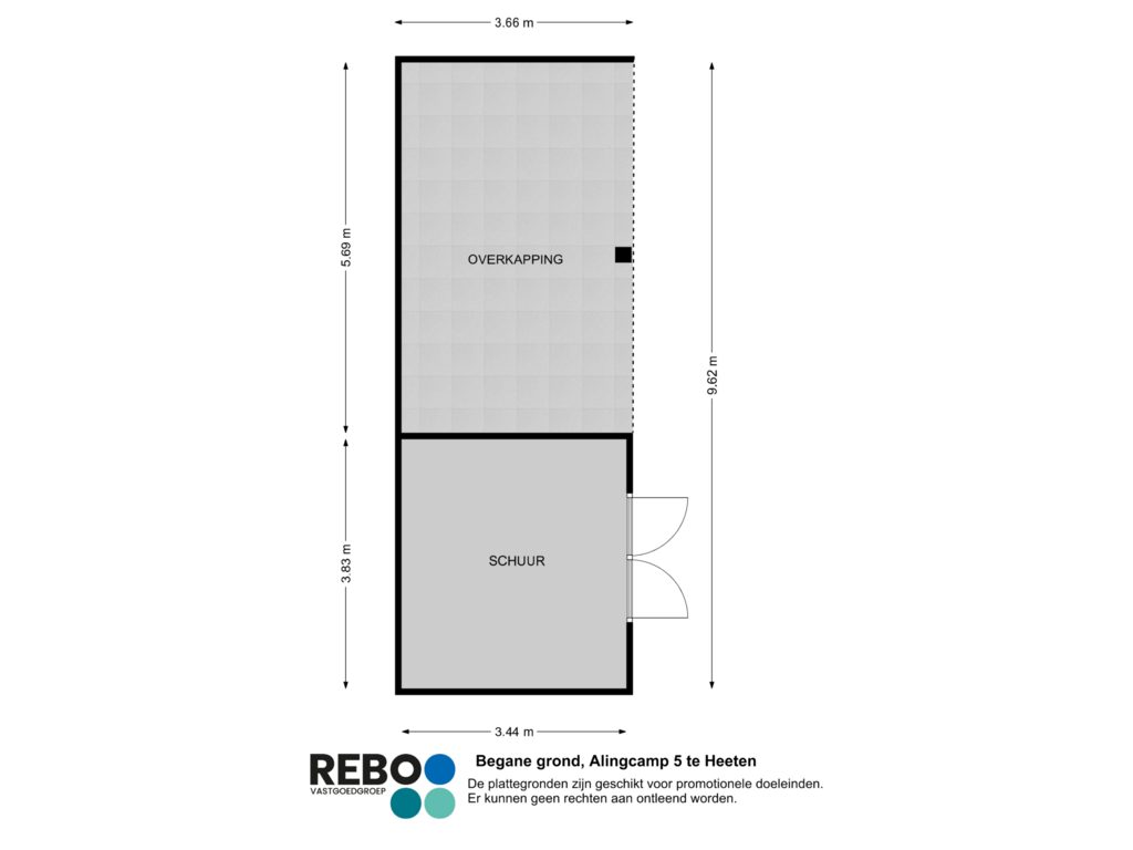 Bekijk plattegrond van Begane grond - Schuur van Alingcamp 5