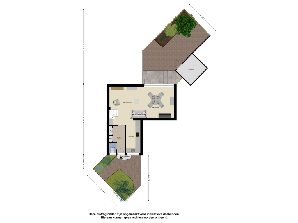 Bekijk plattegrond van Begane Grond - Tuin van Leliepad 5