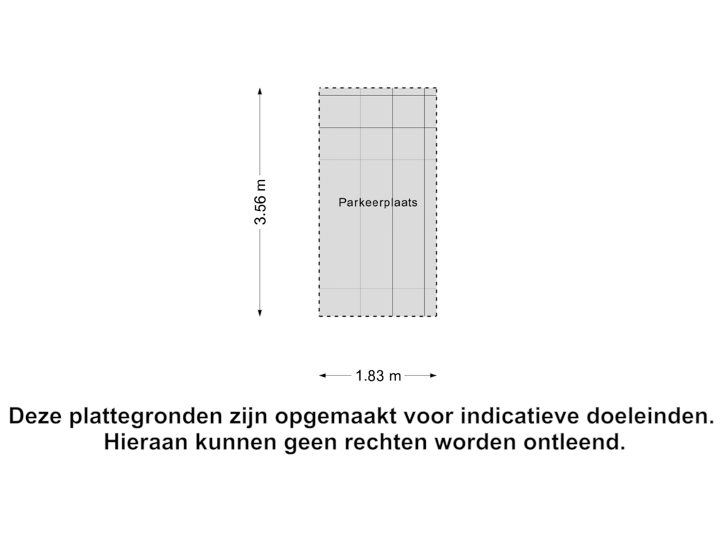 View floorplan of Parkeerplaats of Markendaalseweg 329-C7