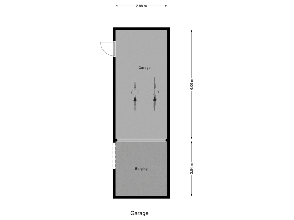 Bekijk plattegrond van Garage van Norbertijnenlaan 21