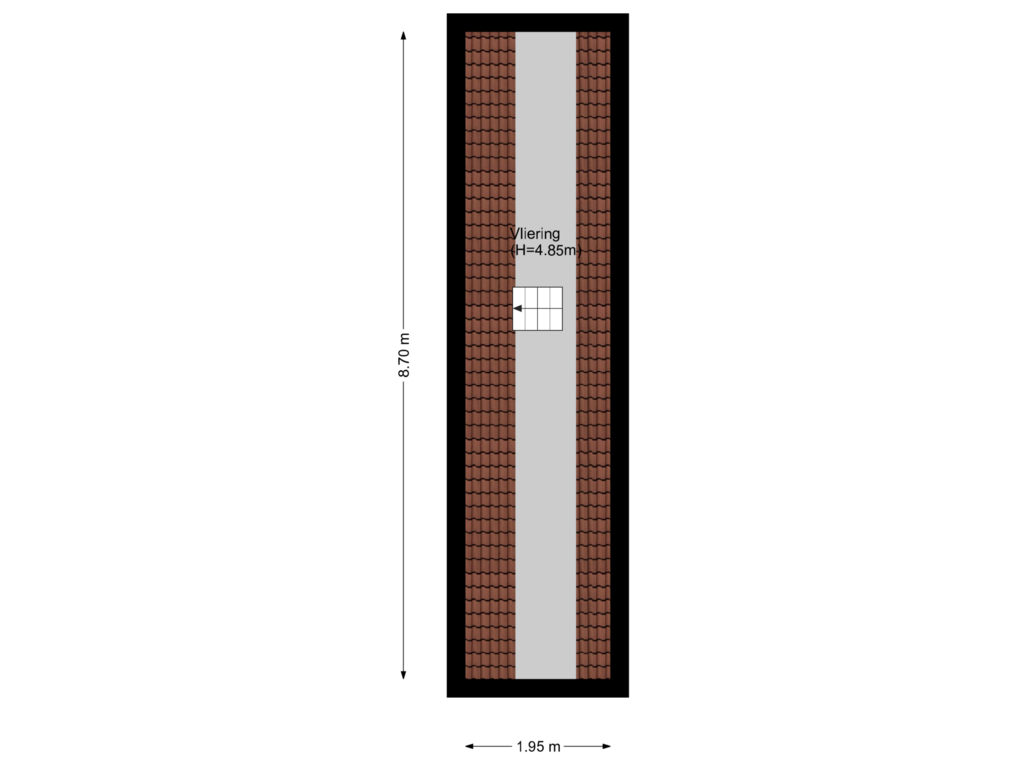 View floorplan of Floor 2 of Vosmaerlaan 28