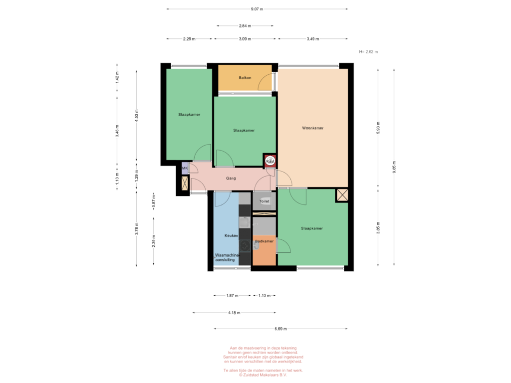 Bekijk plattegrond van Ruigoord  244  - 4e verdieping van Ruigoord 244