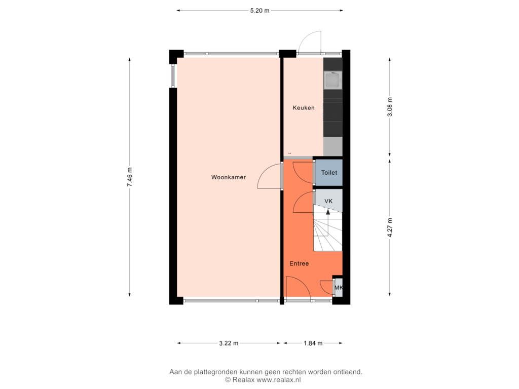 Bekijk plattegrond van Begane grond van Merwedestraat 151