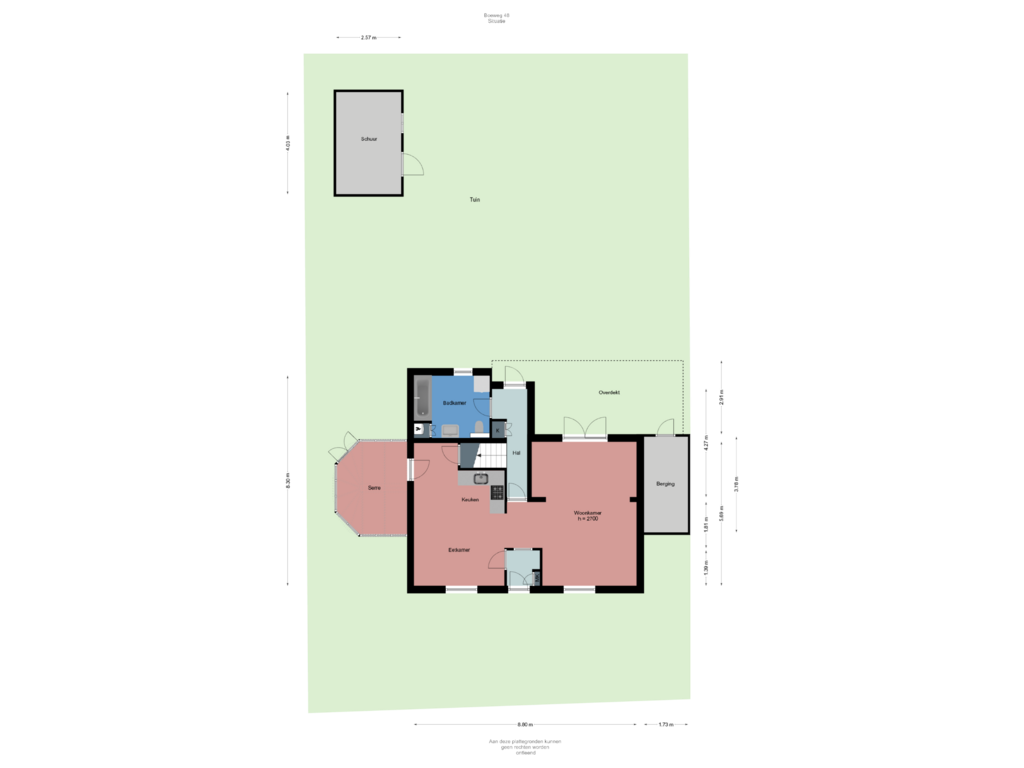 Bekijk plattegrond van Situatie van Boeweg 48