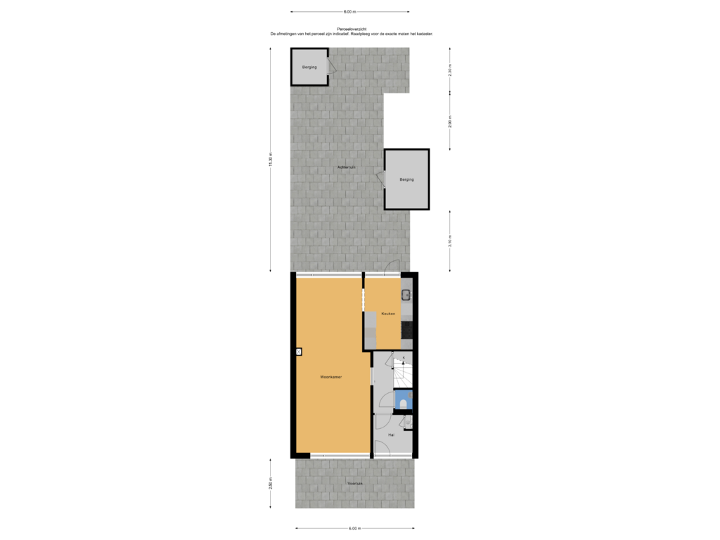 Bekijk plattegrond van Perceeloverzicht van Groene Leeuwstraat 11