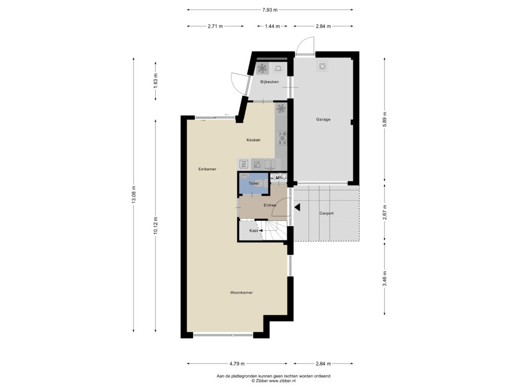 Bekijk plattegrond van Begane Grond van Hongarije 3