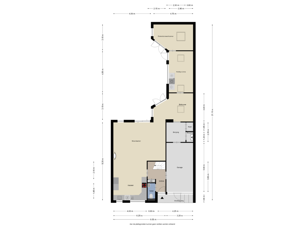 Bekijk plattegrond van Begane Grond van Schepsnavel 4