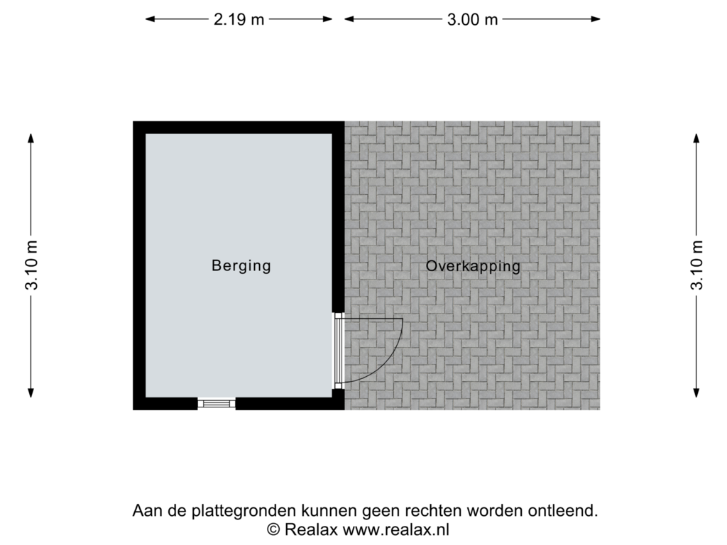 Bekijk plattegrond van Berging van Hasmanlanden 68