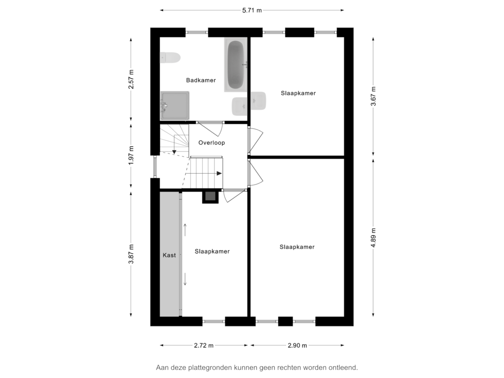 Bekijk plattegrond van Eerste verdieping van Langvennen-Oost 12