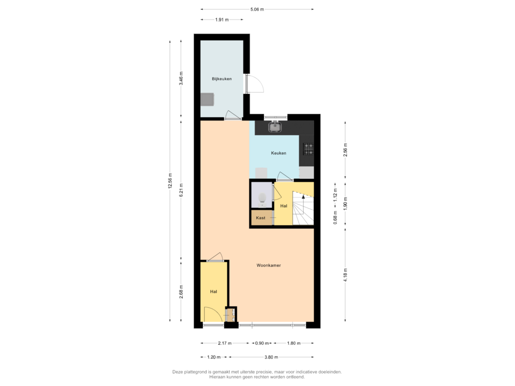 View floorplan of Begane grond of Ale-Tún 37