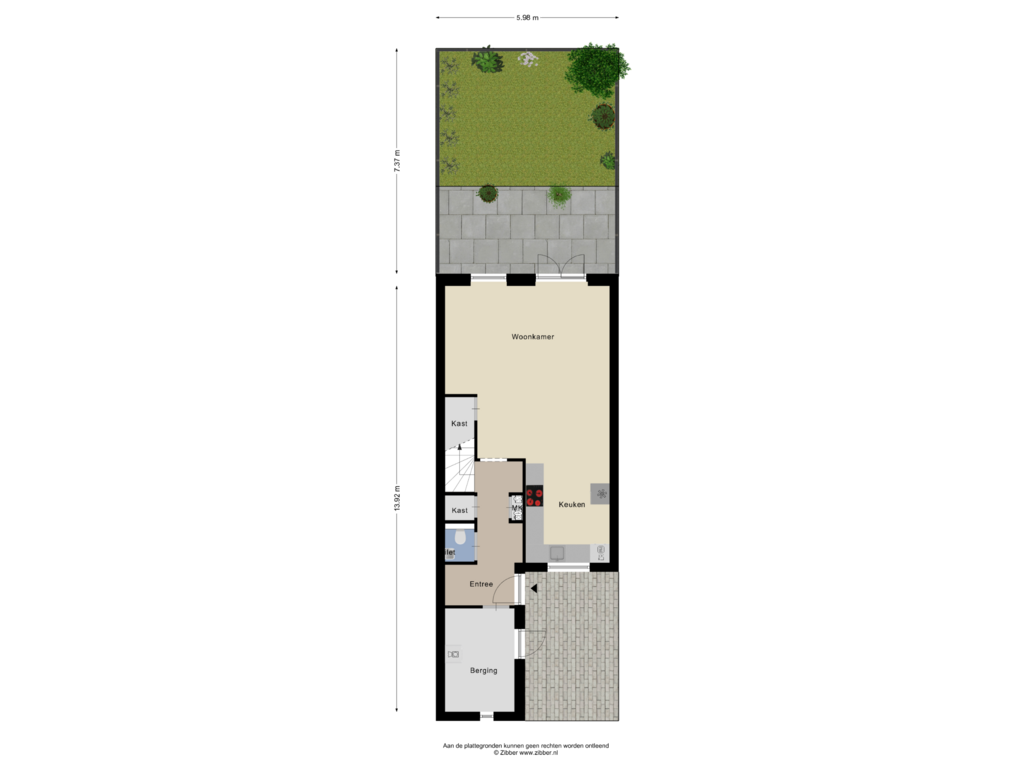 Bekijk plattegrond van Begane grond _Tuin van Orkest 18