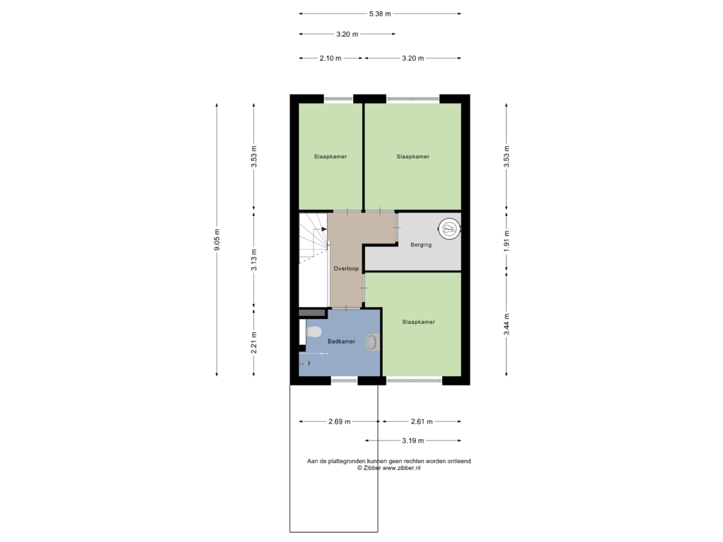 Bekijk plattegrond van Eerste verdieping van Orkest 18