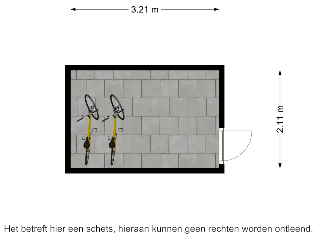 Bekijk plattegrond van Berging BG van Kustweg 263