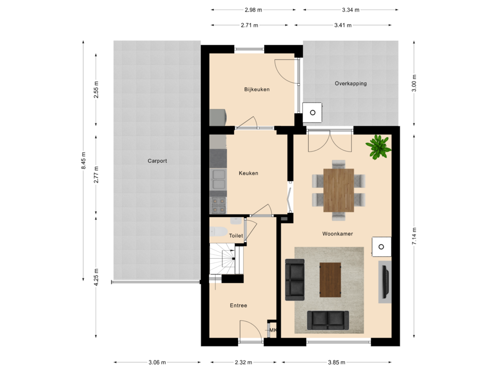 Bekijk plattegrond van Begane Grond van Auriga 1