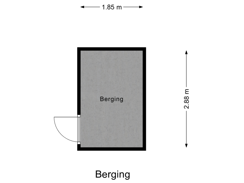 Bekijk plattegrond van Berging van Vivellihof 16